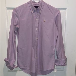 Lavender Ralph Lauren Oxford Shirt